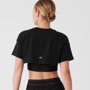 Made You Look Cropped Short Sleeve Tee